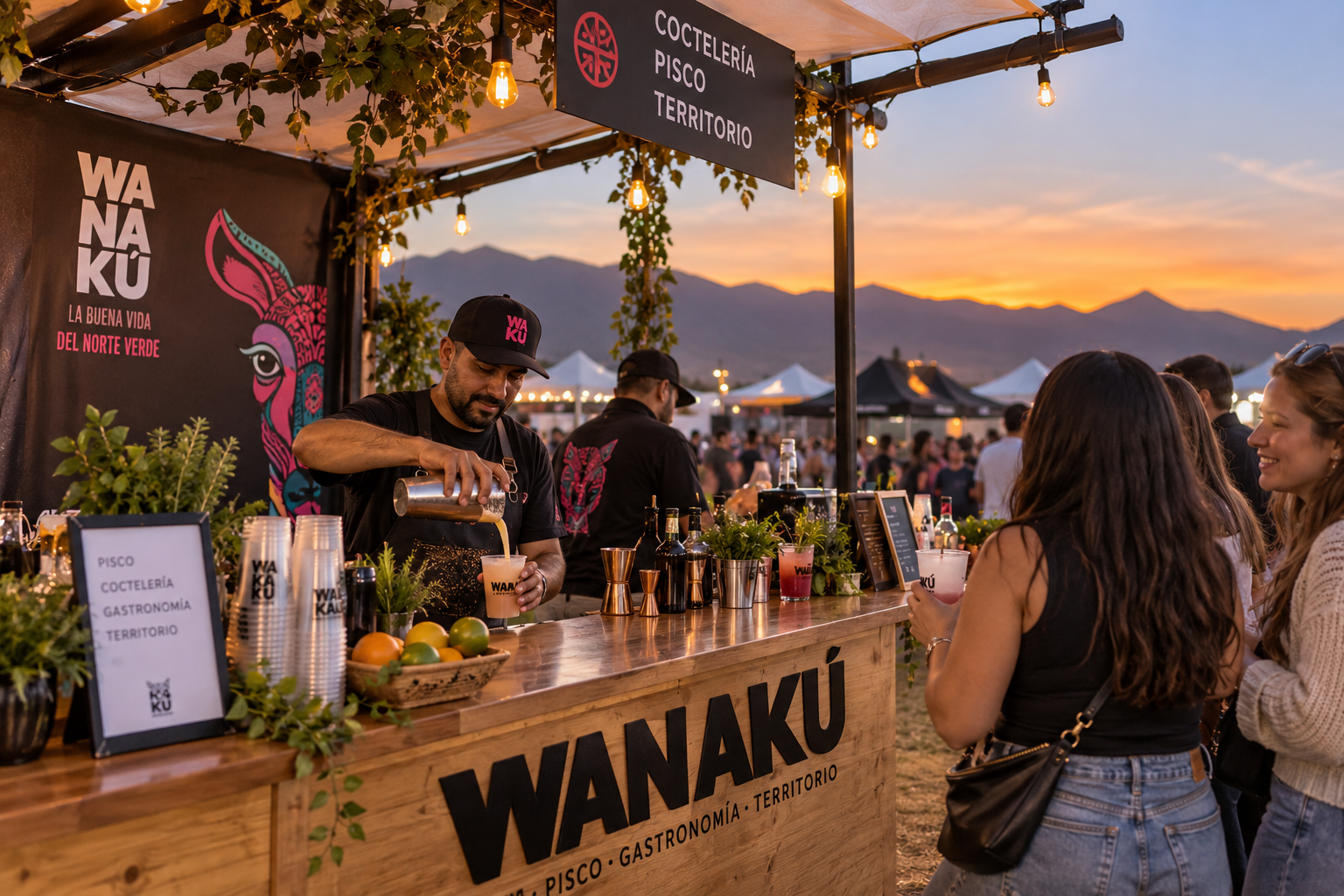 Eventos a domicilio en La Serena con experiencia WANAKÜ